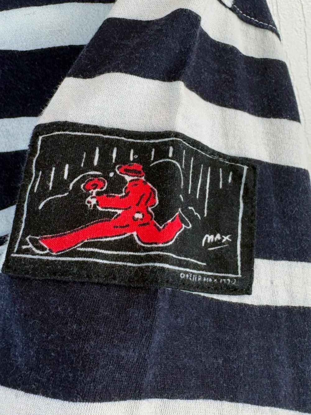 Vintage Peter Max Neo Striped Top - Picture 3 of 4